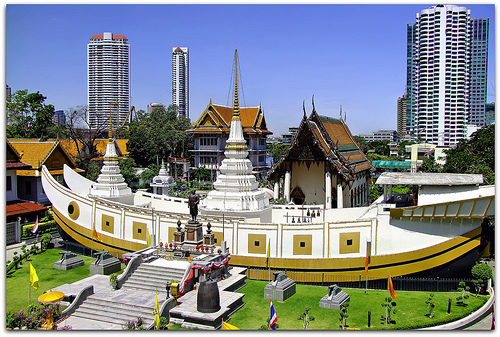 Chùa Thuyền - Bangkok - Thái Lan